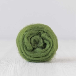 Czesanka wiskozy do filcowana ZIELONY