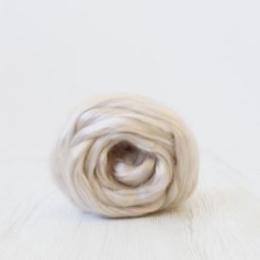 Czesanka Tencel Lyocell BEŻOWY włókien roślinnych