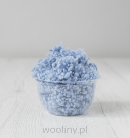 Wool Nepps wełniane kuleczki do filcowania BŁĘKITNY