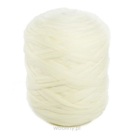 Wełna czesankowa Mini polska BIAŁY NATURALNY 3kg HURT