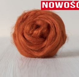 Czesanka lniana len barwiony DYNIA