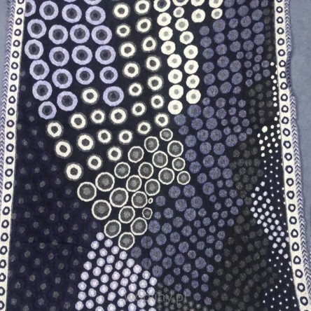 Damski wełniany szal dwustronny z wełny merynosów