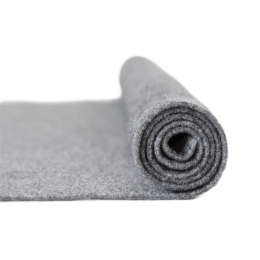 Filc wełniany 2mm  Melanż SZARY 30x30cm dekoracyjny