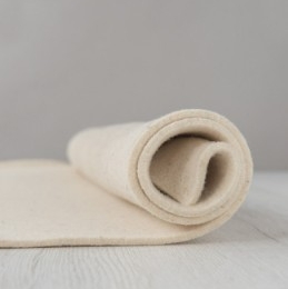 Filc wełniany gruby 4mm Naturalny BIAŁY