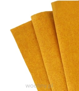 Filc wełniany 70% dekoracyjny 2mm MELANŻ ŻÓŁTY
