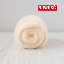 Wełna merynos w błamie do filcowania AKACJA