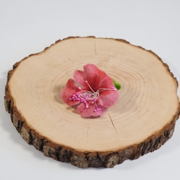 Broszka filcowa kwiat Różowy