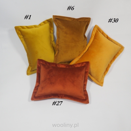 Welurowa poduszka do fotografii noworodkowej