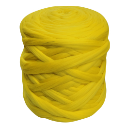 Wełna czesankowa do wyplatania koców 4,5kg CYTRYNA #66