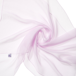 Szal jedwabny szyfon Róż 180x55cm do nuno filcowania 