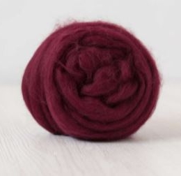 Wełna czesankowa merynos australijski BURGUND