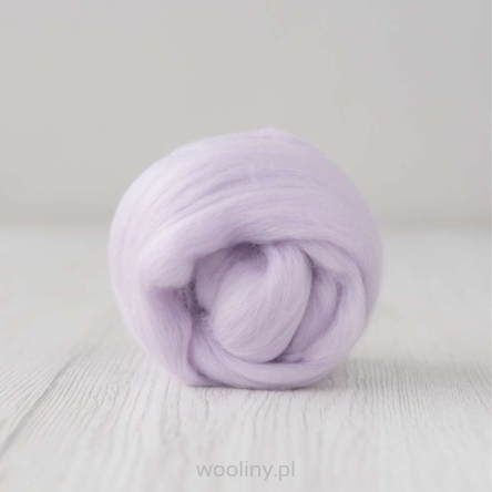 Wełna czesankowa 16mic LILIOWY merynos australijski