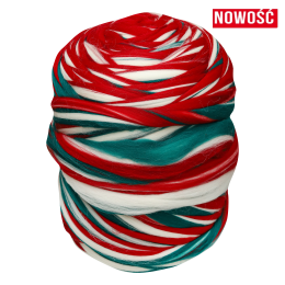 Wełna czesankowa polska MAGIA ŚWIĄT #119