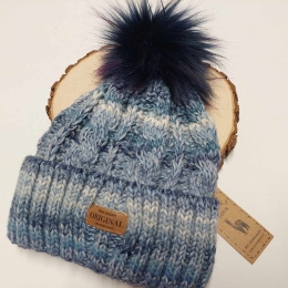 Ciepła czapka zimowa ALPAKA JEANS