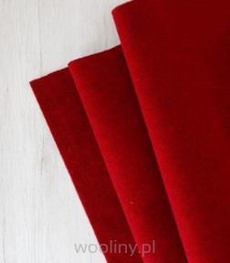 Filc wełniany 70% dekoracyjny 2mm JAGODOWY