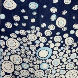 Damski szal z wełny merynosów Grantowy