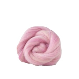 Wełna czesankowa  19mic MELANŻ RÓŻOWY merynos australijski