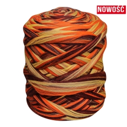 Wełna czesankowa polska ZŁOTA JESIEŃ #89 wałek 4,5 kg