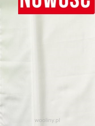 Biały szal jedwabiu i bawełny 180x42cm Batist 9