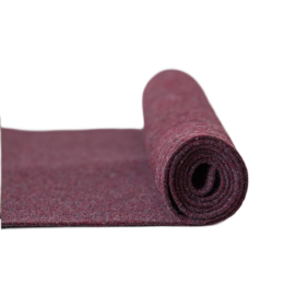 Filc wełniany 2mm Melanż Bordowy 30x30cm dekoracyjny