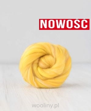 Wełna czesankowa  19mic KUKURYDZA merynos australijski