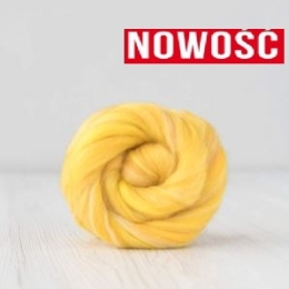 Wełna czesankowa  19mic KUKURYDZA merynos australijski