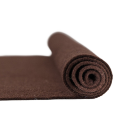 Filc wełniany 3mm BRĄZOWY 30x30cm dekoracyjny