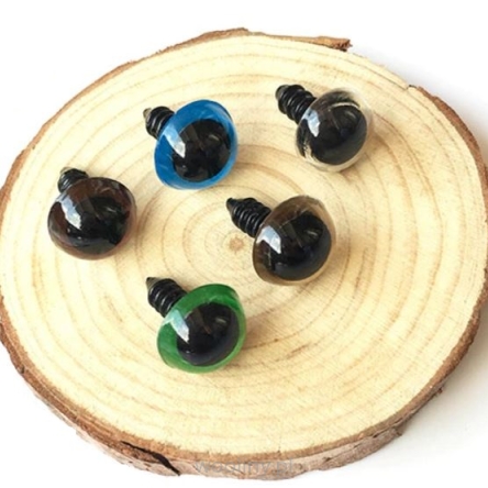 Bezpieczne kolorowe oczy oczka zaciskowe 8mm 7 kolorów