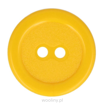 Guziki dwudziurkowe plastykowe 20 mm Słonecznikowy