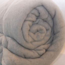 Gruba włóknina wełniana do filcowania JASNY SZARY