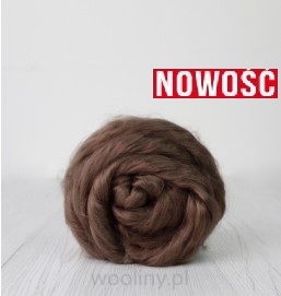 Czesanka wiskozy do filcowana POPIÓŁ