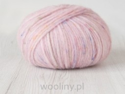 Włóczka CYRCUS alpaka z merynosem MELANŻ RÓŻOWY 100g 