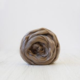 Czesanka Tencel Lyocell CIEMNY BEŻ włókien roślinnych