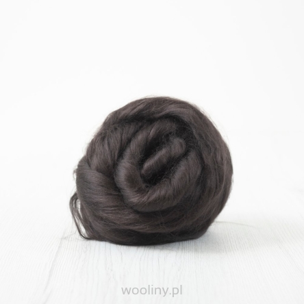 Czesanka wiskozy do filcowana KAWA