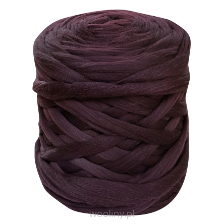 Wełna czesankowa do wyplatania koców 4,5kg BAKŁAŻAN #10