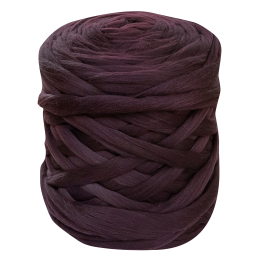 Wełna czesankowa do wyplatania koców 4,5kg BAKŁAŻAN #10