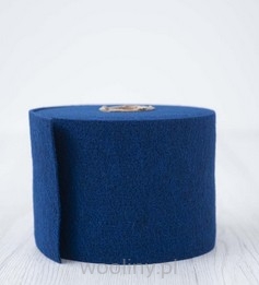 Filcowa wstążka wełniana 2mm NIEBIESKI Picasso 10x150cm
