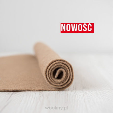 Filc wełniany 2mm PUSTYNNY 30x30cm dekoracyjny