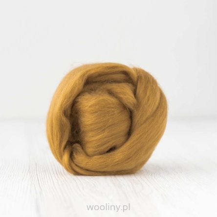 Wełna czesankowa 16mic TABAKA merynos australijski