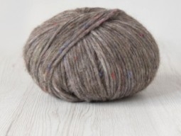 Włóczka CYRCUS alpaka z merynosem MELANŻ BRĄZOWY 100g 