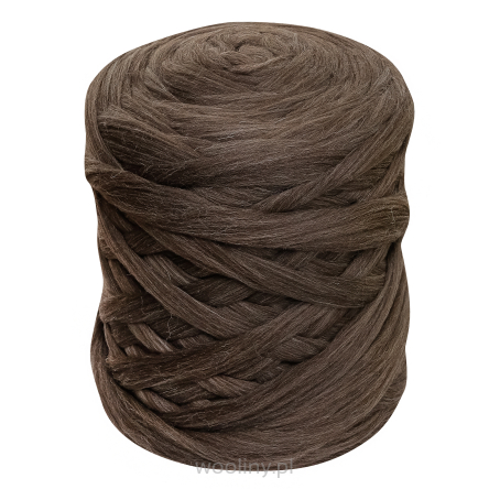 Wełna czesankowa 4,5kg MELANŻ BRĄZOWY  #51