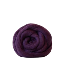 Wełna czesankowa BAKŁAŻAN merynos australijski 19mic 