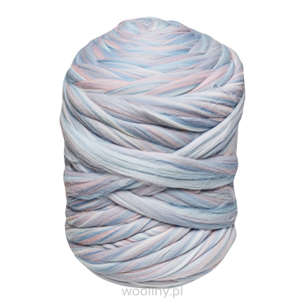 Wełna czesankowa 22-24mic LODOWY 4,5kg HURT