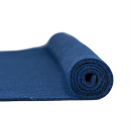 Filc wełniany 2mm CIEMNY NIEBIESKI 30x30cm dekoracyjny