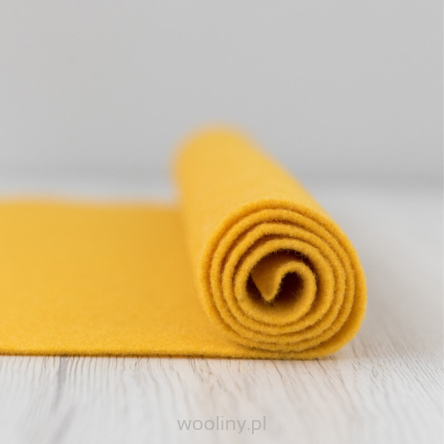 Filc wełniany 3mm ŻÓŁTY 30x30cm dekoracyjny