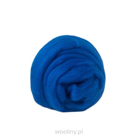 Wełna czesankowa NIEBIESKI CHAGALL merynos australijski 19mic 