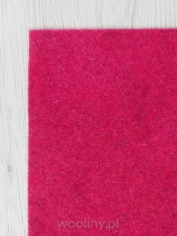 Filc wełniany 2mm dekoracyjny MALINOWY