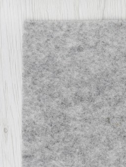 Filc wełniany 2mm MELANŻ SZARY 30x30cm dekoracyjny