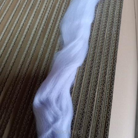 Wełna czesankowa do wyplatania koców 4,5kg MELANŻ LILA #7