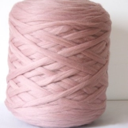 Wełna czesankowa Mini polska BRUDNY RÓŻ 3kg HURT